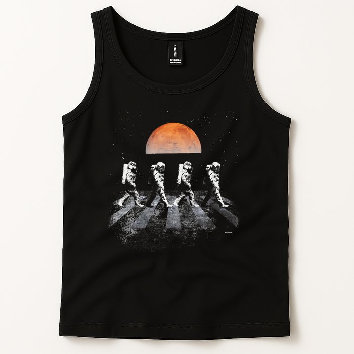Astronauts In Walking In Space Occupy Mars Tank Top