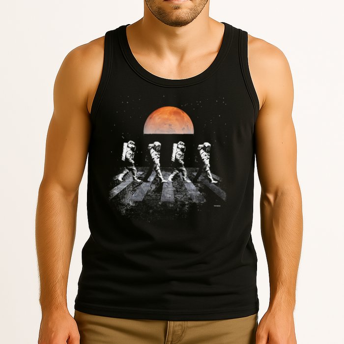 Astronauts In Walking In Space Occupy Mars Tank Top