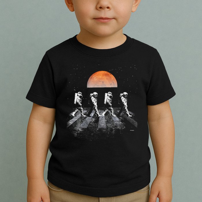 Astronauts In Walking In Space Occupy Mars Toddler T-Shirt