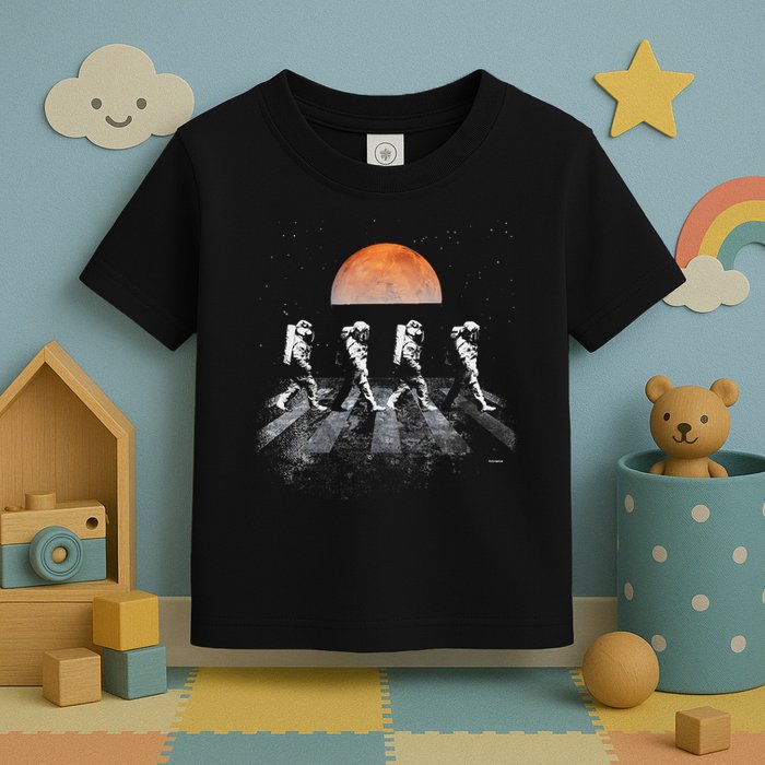 Astronauts In Walking In Space Occupy Mars Toddler T-Shirt