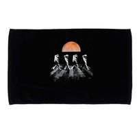 Astronauts In Walking In Space Occupy Mars Microfiber Hand Towel