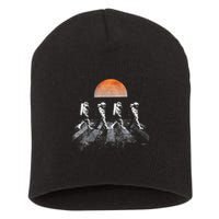 Astronauts In Walking In Space Occupy Mars Short Acrylic Beanie