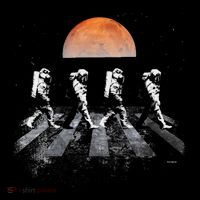 Astronauts In Walking In Space Occupy Mars Kids T-Shirt