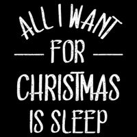 All I Want For Christmas Is Sleep Funny Tired Christmas Cool Gift City Backpack