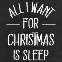 All I Want For Christmas Is Sleep Funny Tired Christmas Cool Gift Adult Drive Performance Visor