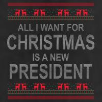 All I Want For Christmas Is A New President Ugly Christmas 15oz Campfire Ceramic Mug