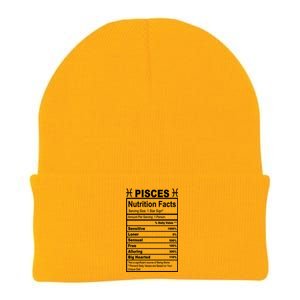 Appreciation Ideas With Pisces Nutrition Facts Funny Gift Knit Cap Winter Beanie