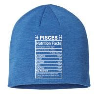 Appreciation Ideas With Pisces Nutrition Facts Funny Gift Sustainable Beanie