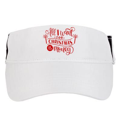 All I Want For Christmas Is Money Funny Adult Drive Performance Visor