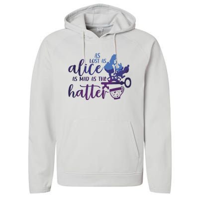 Alice In Wonderland Vintage 90s Performance Fleece Hoodie