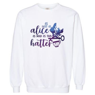 Alice In Wonderland Vintage 90s Garment-Dyed Sweatshirt