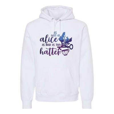 Alice In Wonderland Vintage 90s Premium Hoodie