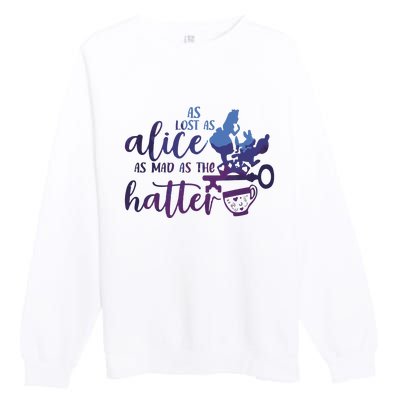 Alice In Wonderland Vintage 90s Premium Crewneck Sweatshirt