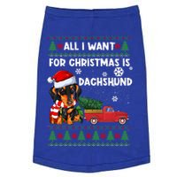 All I Want For Christmas Is Dachshund Ugly Christmas Sweater Gift Doggie Tank