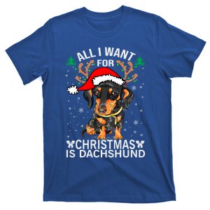 All I Want For Christmas Is More Dog Dachshund Christmas Gift T-Shirt