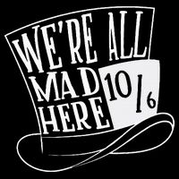 Alice In Wonderland Mad Hatter WeRe All Mad Here Cooling Performance Crew T-Shirt