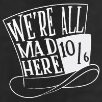 Alice In Wonderland Mad Hatter WeRe All Mad Here Adult Drive Performance Visor
