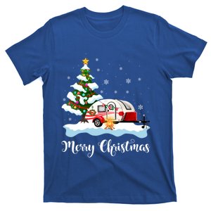 All I Want For Christmas Is Camping Xmas Tree Graphic Funny Gift T-Shirt