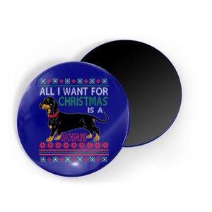 All I Want For Christmas Is A Dachshund Great Gift Magnet