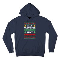 All I Want For Christmas Is My Gross Pay Funny Joke Hoodie