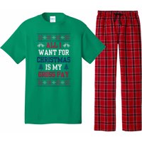 All I Want For Christmas Is My Gross Pay Funny Joke Pajama Set