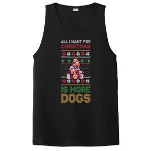 All I Want For Christmas Is More Dogs Gift PosiCharge Competitor Tank