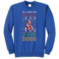 All I Want For Christmas Is More Dogs Gift Sweatshirt