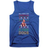 All I Want For Christmas Is More Dogs Gift Tank Top