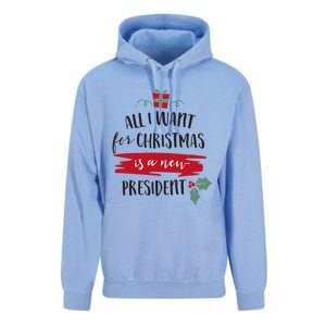 All I Want For Christmas Is A New President Xmas Sweater Funny Gift Unisex Surf Hoodie