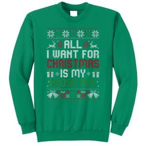 All I Want For Christmas Is My Gross Pay Funny Joke Sweatshirt