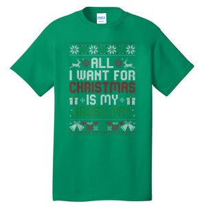 All I Want For Christmas Is My Gross Pay Funny Joke Tall T-Shirt