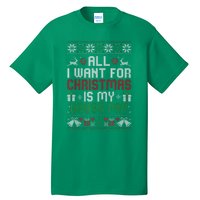 All I Want For Christmas Is My Gross Pay Funny Joke Tall T-Shirt