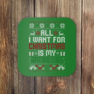 All I Want For Christmas Is My Gross Pay Funny Joke Coaster