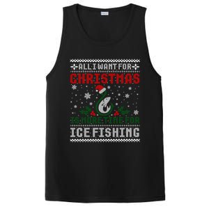 All I Want For Christmas More Ice Fishing Ugly Meaningful Gift PosiCharge Competitor Tank