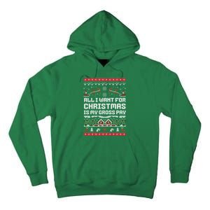 All I Want For Christmas Is My Gross Pay Funny Joke Tall Hoodie