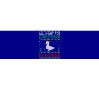 All I Want For Xmas Is A Duck Ugly Christmas Funny Gift Bumper Sticker