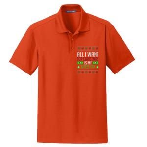 All I Want For Christmas Is My Gross Pay Funny Holiday Humor Dry Zone Grid Polo