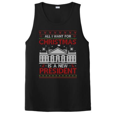 All I Want For Christmas Is A New President Xmas Gift PosiCharge Competitor Tank