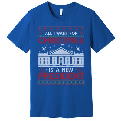 All I Want For Christmas Is A New President Xmas Gift Premium T-Shirt