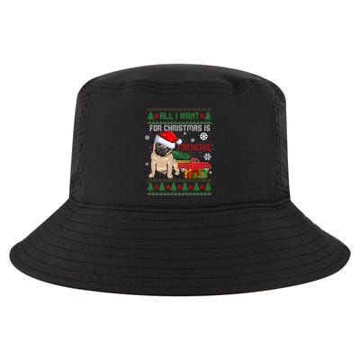 All I Want For Christmas Is Frenchie Ugly Christmas Sweater Gift Cool Comfort Performance Bucket Hat