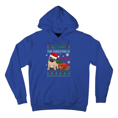 All I Want For Christmas Is Frenchie Ugly Christmas Sweater Gift Hoodie