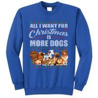 All I Want For Christmas Is More Dogs Ugly Xmas Sweater Gift Sweatshirt