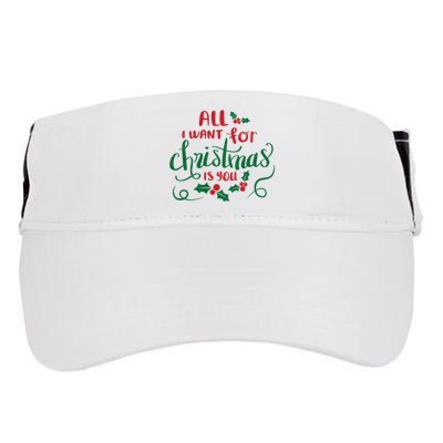 All I Want For Christmas Is You Adult Drive Performance Visor
