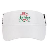 All I Want For Christmas Is You Adult Drive Performance Visor