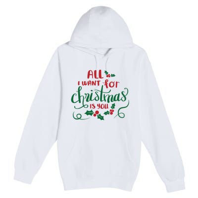 All I Want For Christmas Is You Premium Pullover Hoodie