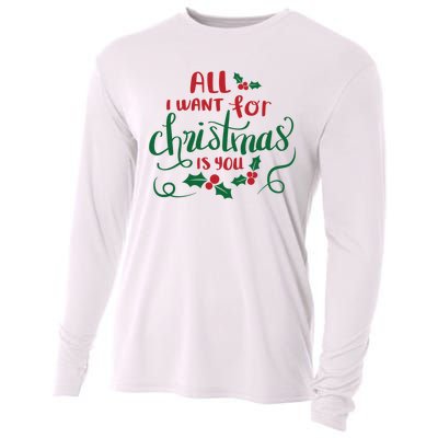 All I Want For Christmas Is You Cooling Performance Long Sleeve Crew