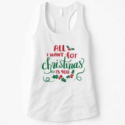All I Want For Christmas Is You Womens Tank Top