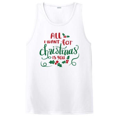 All I Want For Christmas Is You PosiCharge Competitor Tank