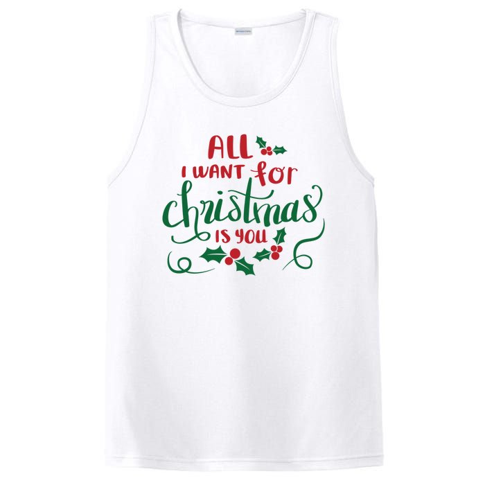 All I Want For Christmas Is You PosiCharge Competitor Tank