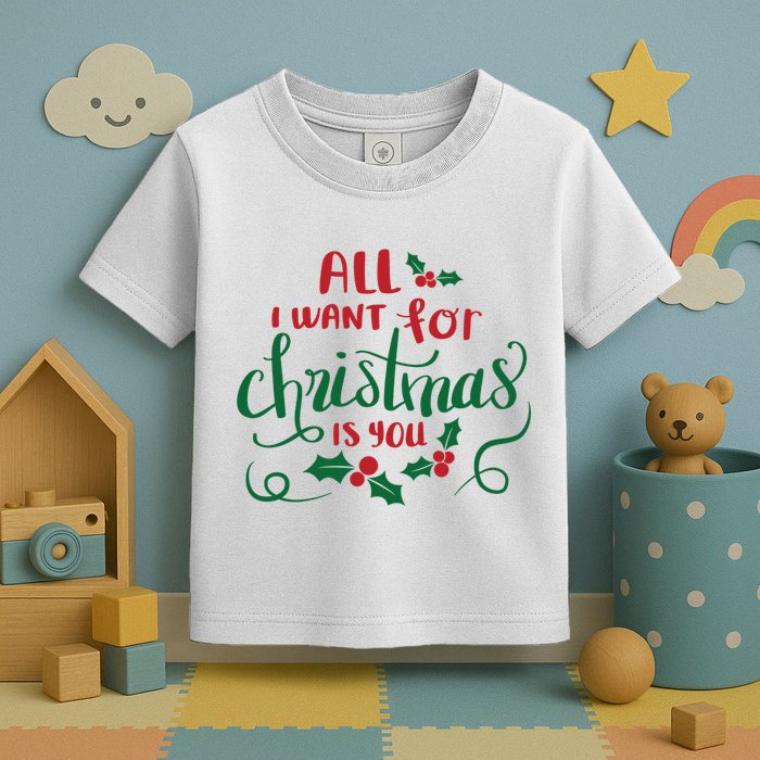 All I Want For Christmas Is You Toddler T-Shirt